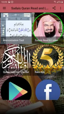 Sheikh Sudais Quran Read and L android App screenshot 5